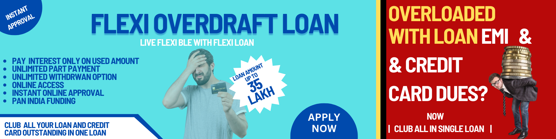 apply flexi loan ovardraft at lowest rate