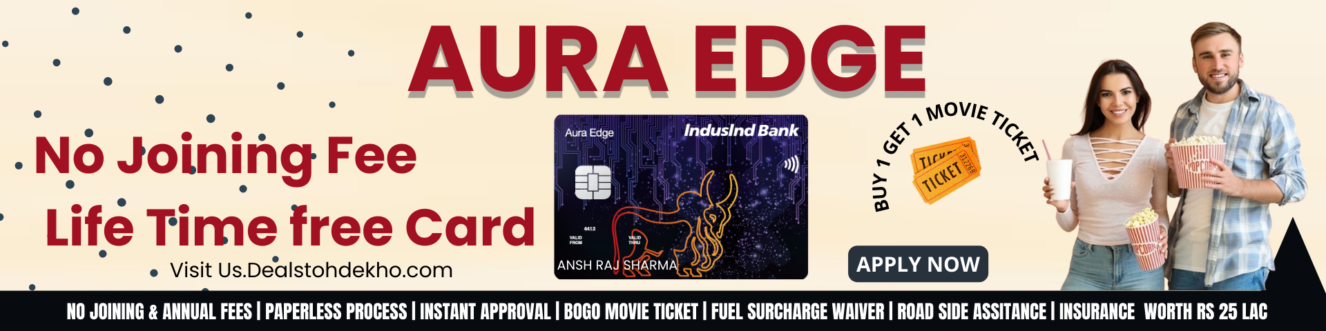 get instant online approval for indusind bank credit card