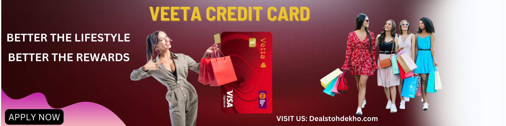 veeta credit card banner